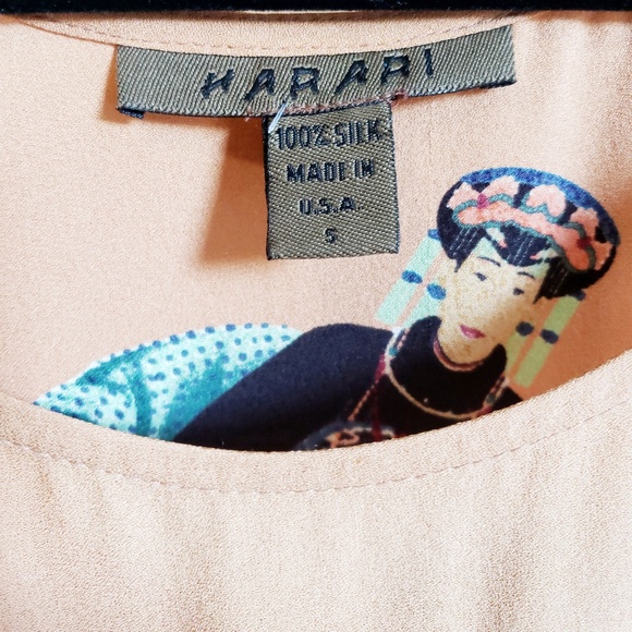 Vintage 100% Silk Harari Slit Maxi Tank Dress - Picture 4 of 7